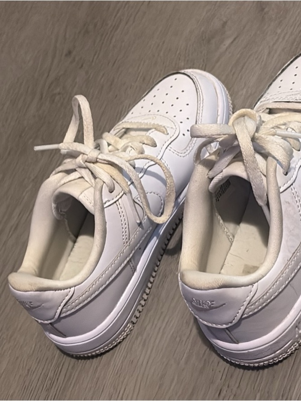 Nike Kids White Low-Top Sneakers